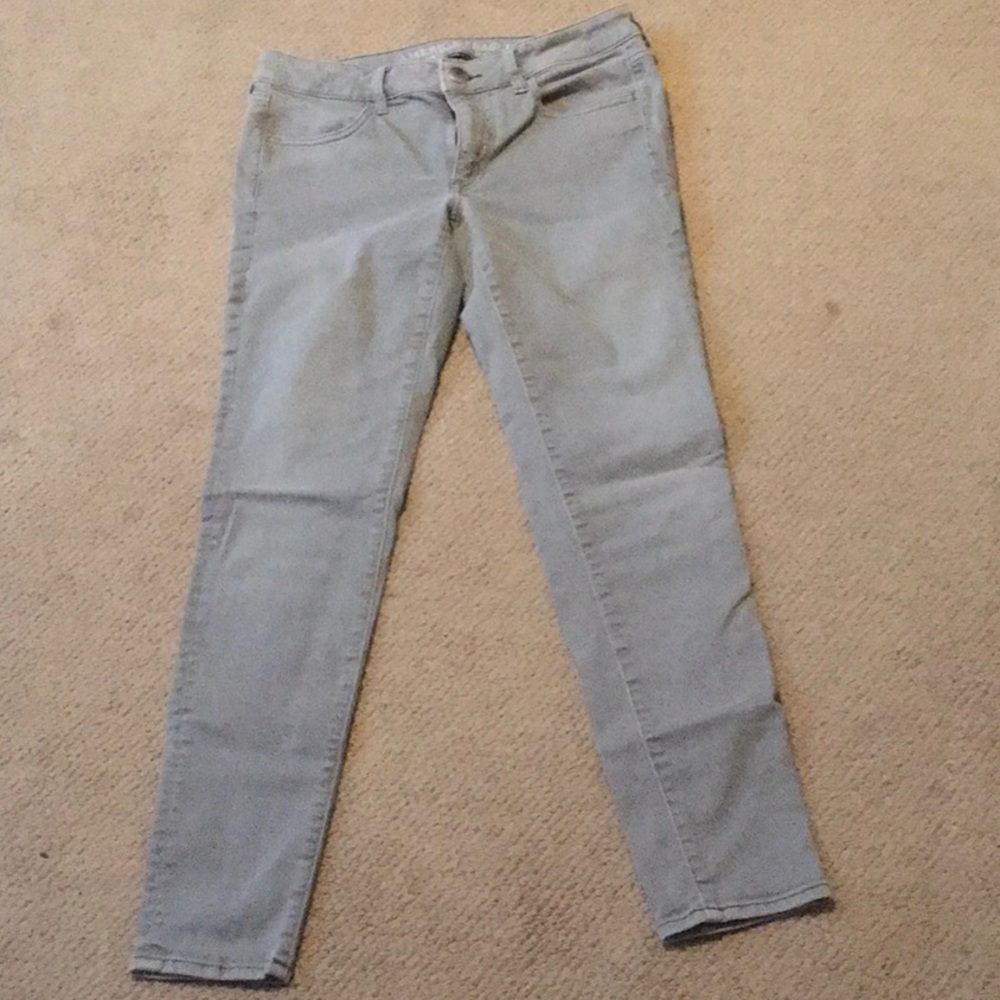 American Eagle Outfitters Lt Green jean/jegging